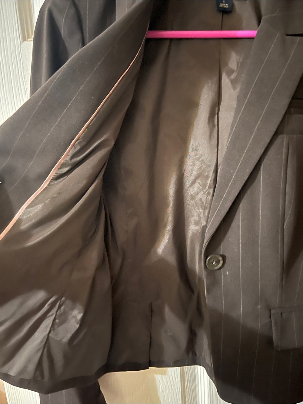 Banana Republic Brown Blazer with Gold Logo Label - Picture 5 of 7